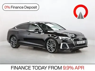 Used Audi A5 Sportback S-Line 163 HP (119 kW) 2022 Black Hatchback