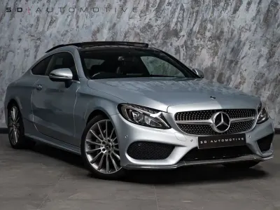 Używany Mercedes C220 AMG line 170 KM (125 kW) 2018 Srebrny Coupe