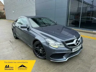 Begagnad Mercedes E220 AMG 2014 Grå Sportkupé