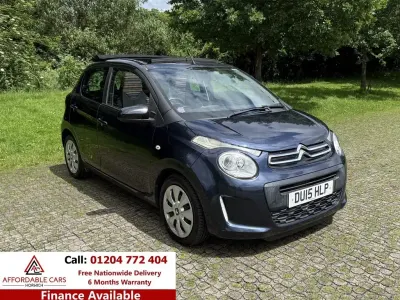 Used Citroën C1 Feel 82 HP (60 kW) 2015 Blue Hatchback