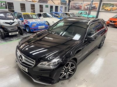Black Used 2013 Mercedes E220 AMG Estate | £7,450 (Fair price)