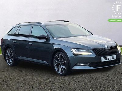 Grey Used 2019 Skoda Superb SportlinePlus Estate | £21,899 (Fair price)
