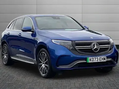 Used Mercedes EQC400 AMG line 300 kW (408 HP) 2023 Spectral blue SUV