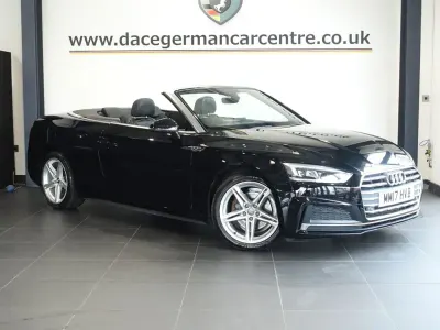 Used Audi Cabriolet S-Line 190 HP (139 kW) 2017 Black Cabriolet
