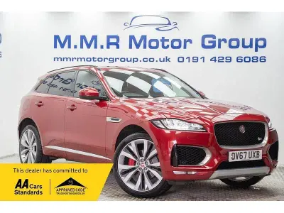 Used Jaguar F-Pace S 300 HP (220 kW) 2017 Red SUV