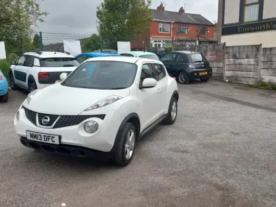 Gebraucht Nissan Juke Visia 94 PS (69 kW) 2013 Weiß SUV
