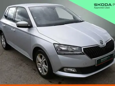 Used Skoda Fabia SE 94 HP (69 kW) 2020 Brilliant silver metallic Hatchback