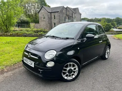 Used Fiat 500 S 69 HP (50 kW) 2010 Black Hatchback