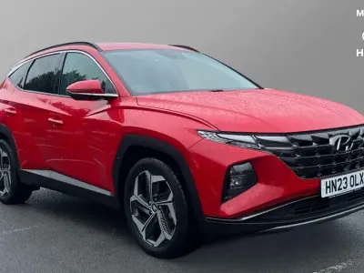 Used Hyundai Tucson Premium 230 HP (169 kW) 2023 Engine red SUV