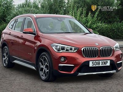 Begagnad BMW X1 xLine 231 HK (169 kW) 2018 Orange SUV
