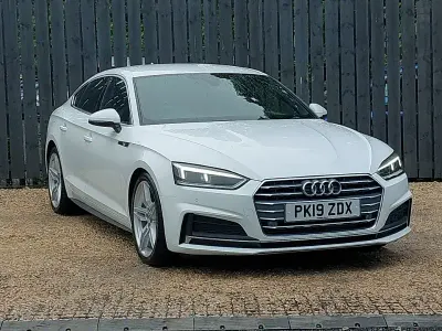 Used Audi A5 S-Line 190 HP (139 kW) 2019 White Coupe