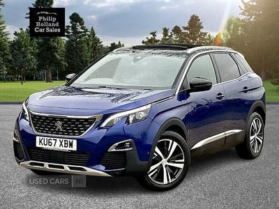 Used Peugeot 3008 GT-line 130 HP (95 kW) 2017 Blue SUV