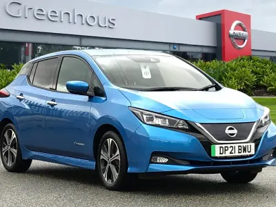 Used Nissan Leaf Tekna 110 kW (150 HP) 2021 Blue Hatchback