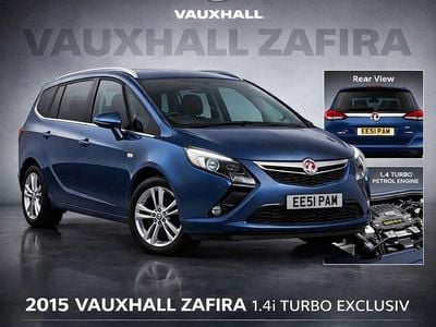 Used Vauxhall Zafira 140 HP (102 kW) 2015 Blue MPV
