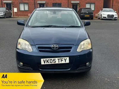 Used Toyota Corolla 97 HP (71 kW) 2005 Blue Hatchback