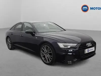 Usado Audi A6 Black Edition 204 HP (150 kW) 2021 Azul Sedan
