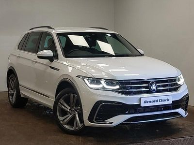 Begagnad VW Tiguan R-line Edition 150 HK (110 kW) 2024 Vit SUV