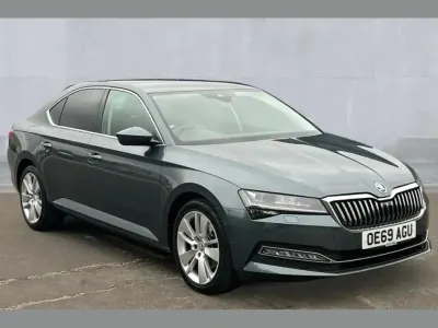 Used Skoda Superb SE L 150 HP (110 kW) 2019 Grey Hatchback
