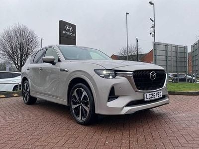 Silver Used 2025 Mazda CX-60 Takumi-Line SUV | £40,500 (Expensive)