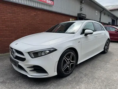 Used Mercedes A180 AMG line 2018 White Hatchback