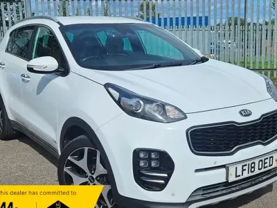 Used Kia Sportage GT-Line 174 HP (127 kW) 2018 White SUV