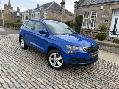 Used Skoda Karoq SE 115 HP (84 kW) 2018 Blue SUV