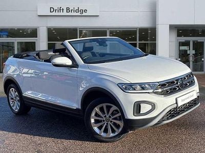 Used VW T-Roc Cabriolet Style 150 HP (110 kW) 2023 White Cabriolet