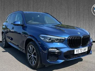 Used BMW X5 M Sport 282 HP (207 kW) 2020 Blue SUV