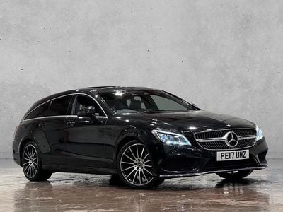 Black Used 2017 Mercedes CLS220 Shooting Brake AMG line Estate | £14,490