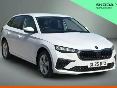 Used Skoda Scala SE 115 HP (84 kW) 2025 Moon white metallic Hatchback