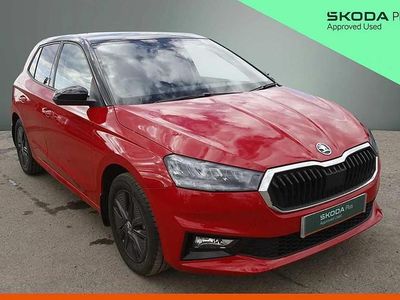 Used Skoda Fabia Colour Edition 94 HP (69 kW) 2024 Velvet red metallic black magic pearl effect Hatchback