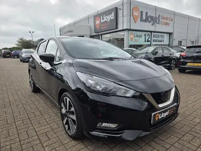Used Nissan Micra Tekna 92 HP (67 kW) 2022 Black Hatchback