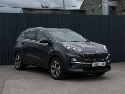 Begagnad Kia Sportage 132 HK (97 kW) 2021 Svart SUV