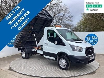 Used Ford Transit S 130 HP (95 kW) 2018 White Cabriolet