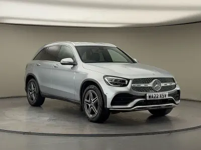 Used Mercedes GLC300e AMG line 2022 Hightech silver SUV
