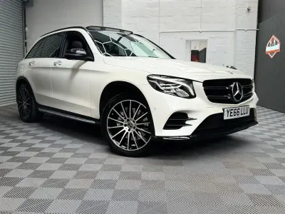 Used Mercedes GLC250 AMG Line Premium 204 HP (150 kW) 2017 White SUV