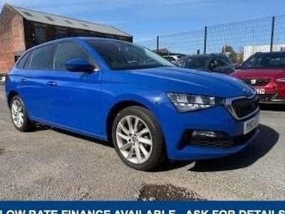 Used Skoda Scala SE L 95 HP (69 kW) 2021 Blue Hatchback