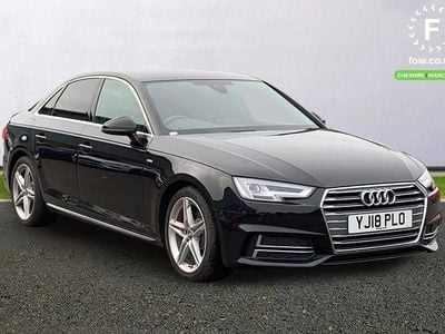 Used Audi A4 S-Line 190 HP (139 kW) 2018 Black Sedan