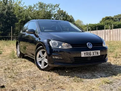 Used VW Golf VII Edition 125 HP (91 kW) 2016 Black Hatchback