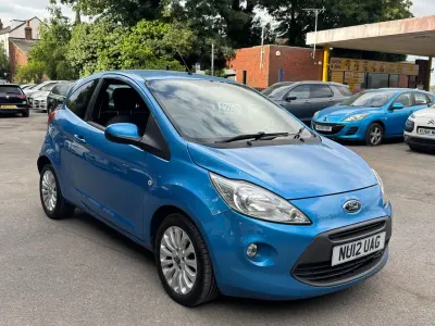 Used Ford Ka Zetec 75 HP (55 kW) 2012 Blue Hatchback
