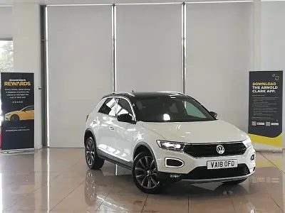 Używany VW T-Roc SEL 150 KM (110 kW) 2018 Biały SUV