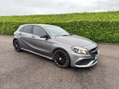 Used Mercedes A200 AMG line 136 HP (100 kW) 2016 Grey Hatchback