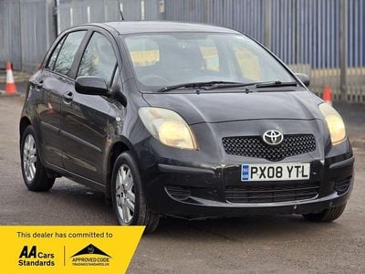 Black Used 2008 Toyota Yaris Hatchback | £1,295 (Fair price)