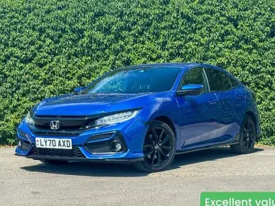 Used Honda Civic Sport 182 HP (133 kW) 2021 Blue Hatchback