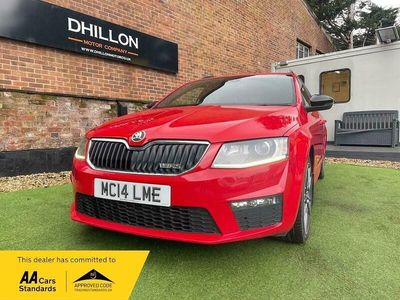 Red Used 2014 Skoda Octavia vRS | £5,295 (Fair price)