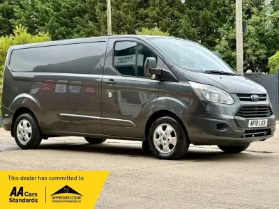 Used Ford Transit Custom Limited 130 HP (95 kW) 2018 Grey Van