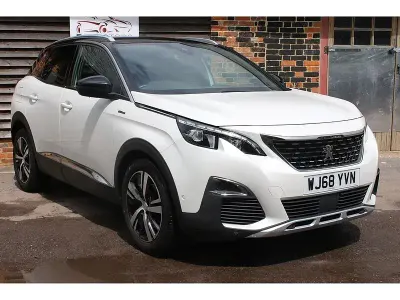 Used Peugeot 3008 GT-line 130 HP (95 kW) 2018 White SUV