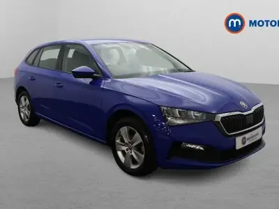 Used Skoda Scala SE 110 HP (80 kW) 2023 Blue Hatchback