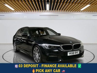 Black Used 2018 BMW 520 M Sport Estate | £21,249 (Fair price)