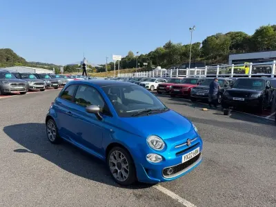 Used Fiat 500 Sport 70 HP (51 kW) 2022 Blue Hatchback